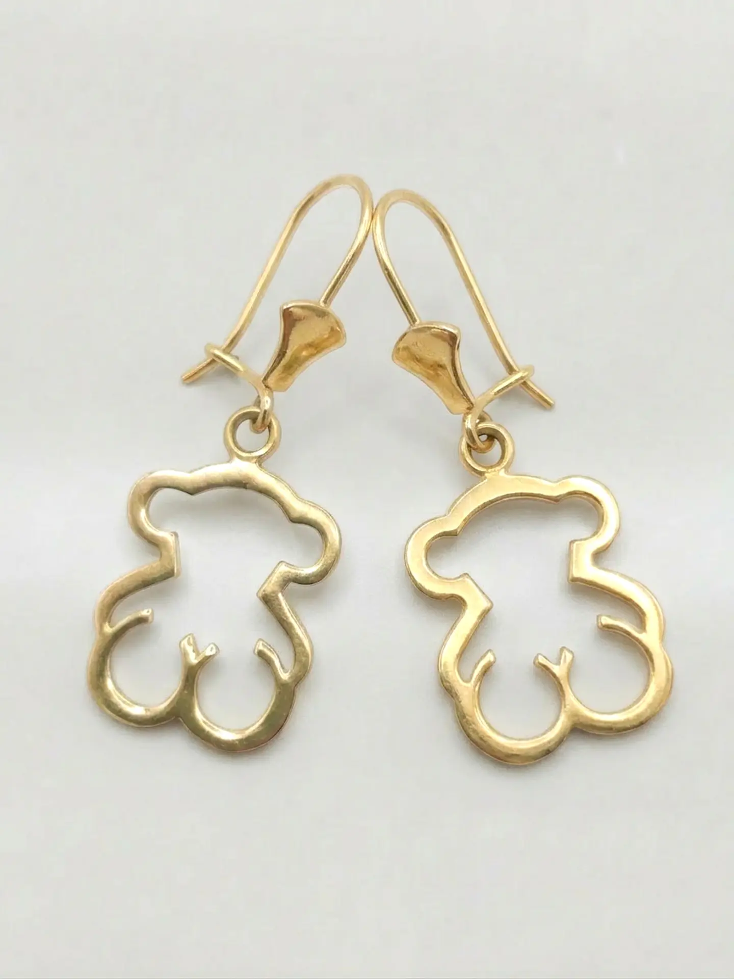 Aros Osito Colgante de Gala Oro 18k 6