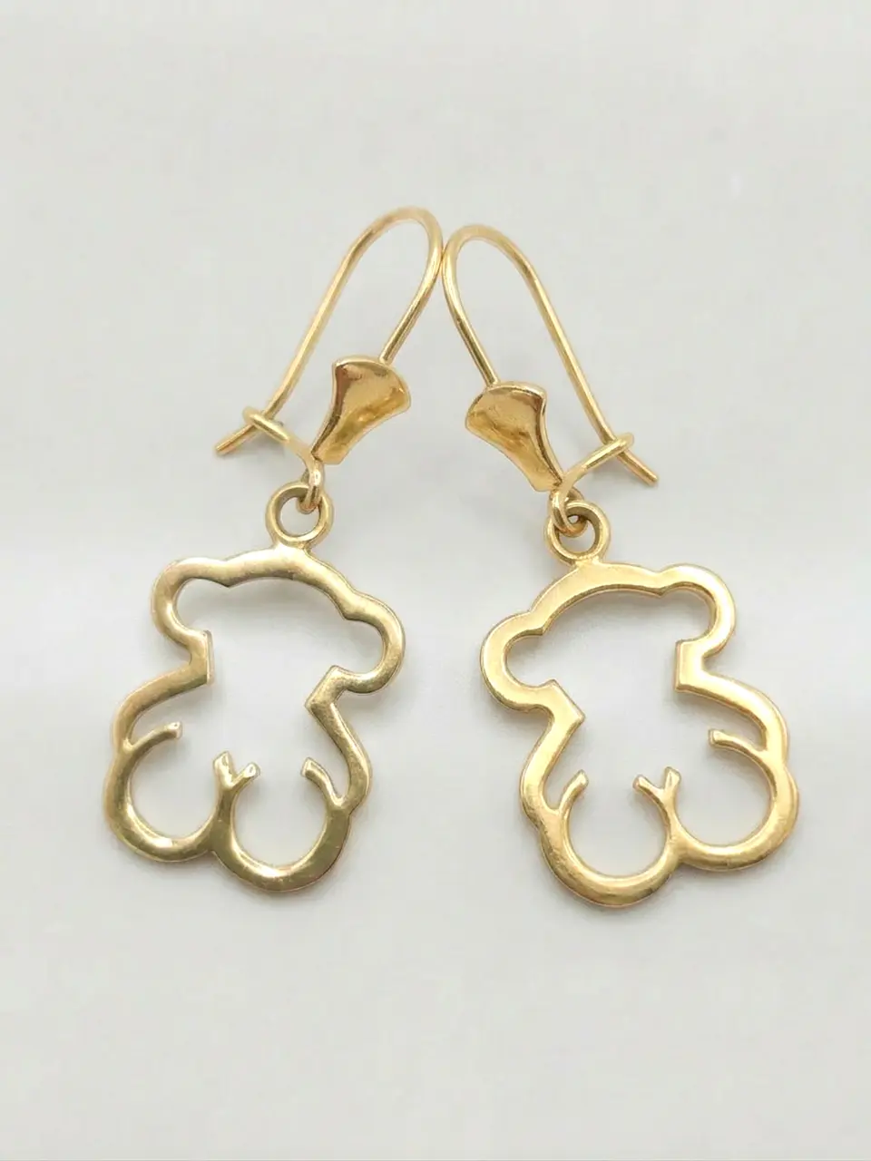 Aros Osito Colgante de Gala Oro 18k 6