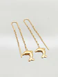 Aros Cadena con Delfín de la Suerte Oro 18k - Miniatura 2