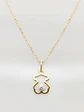 Cadena Osito Ternura con Circón Oro 18k - Miniatura 1
