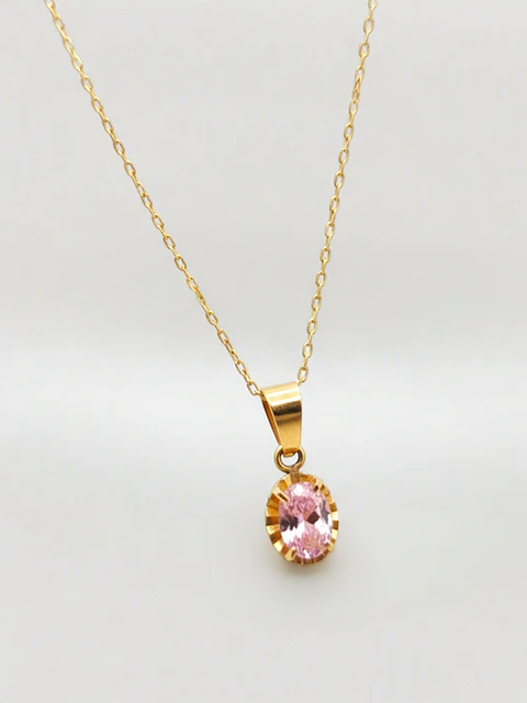 Cadena Chatón Oval Distinción Oro 18k