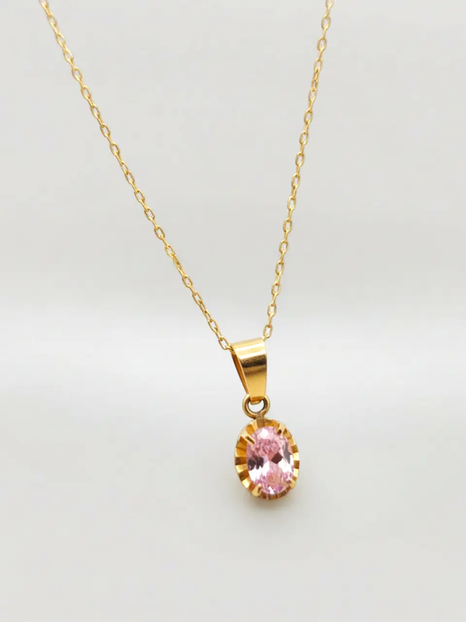 Cadena Chatón Oval Distinción Oro 18k 2