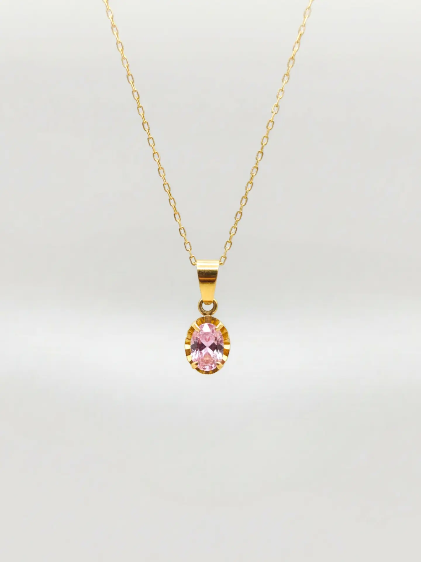 Cadena Chatón Oval Distinción Oro 18k 5