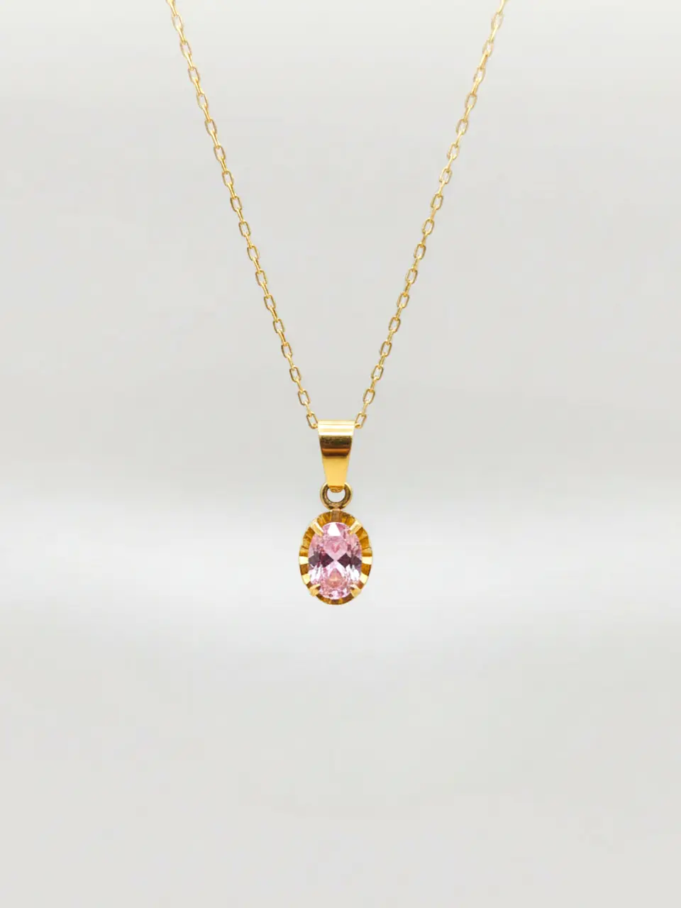 Cadena Chatón Oval Distinción Oro 18k 5