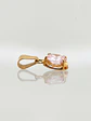 Colgante Chatón Oval Rosa de Francia Oro 18k - Miniatura 2