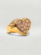 Anillo Corazón de Gala Rosa de Francia Oro 18k - Miniatura 2
