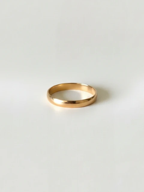 Argollas Tradición Media Caña 3 mm Oro 18k