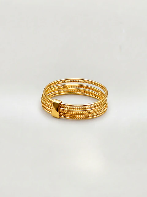Anillo Semanario Prosperidad Diaria Oro 18k