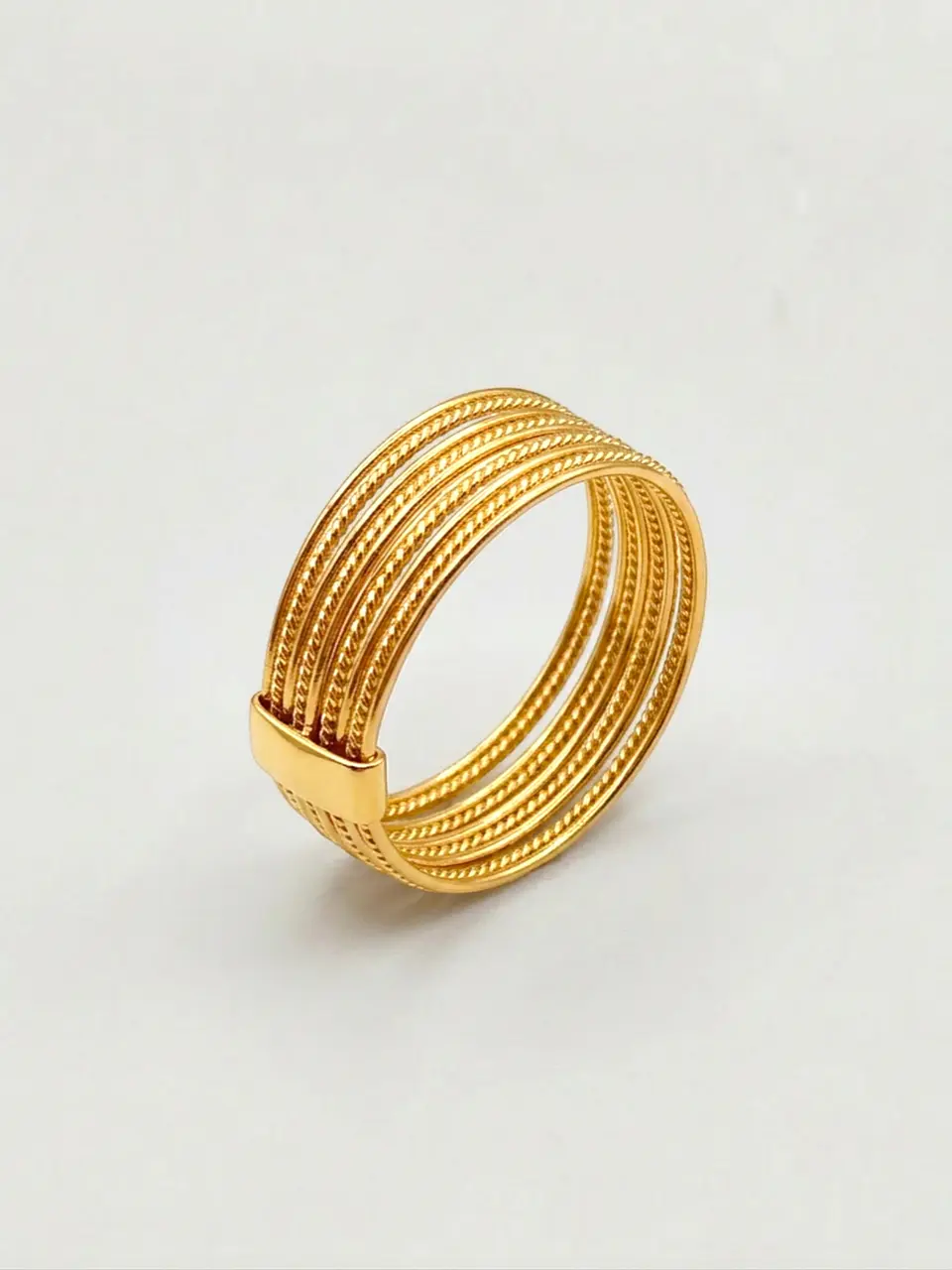 Anillo Semanario Prosperidad Diaria Oro 18k 6