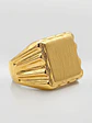Anillo Sello de Prestigio Liso Oro 18k - Miniatura 1