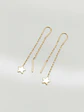 Aros Cadena con Estrella Fugaz Oro 18k - Miniatura 3
