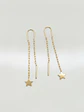 Aros Cadena con Estrella Fugaz Oro 18k - Miniatura 4