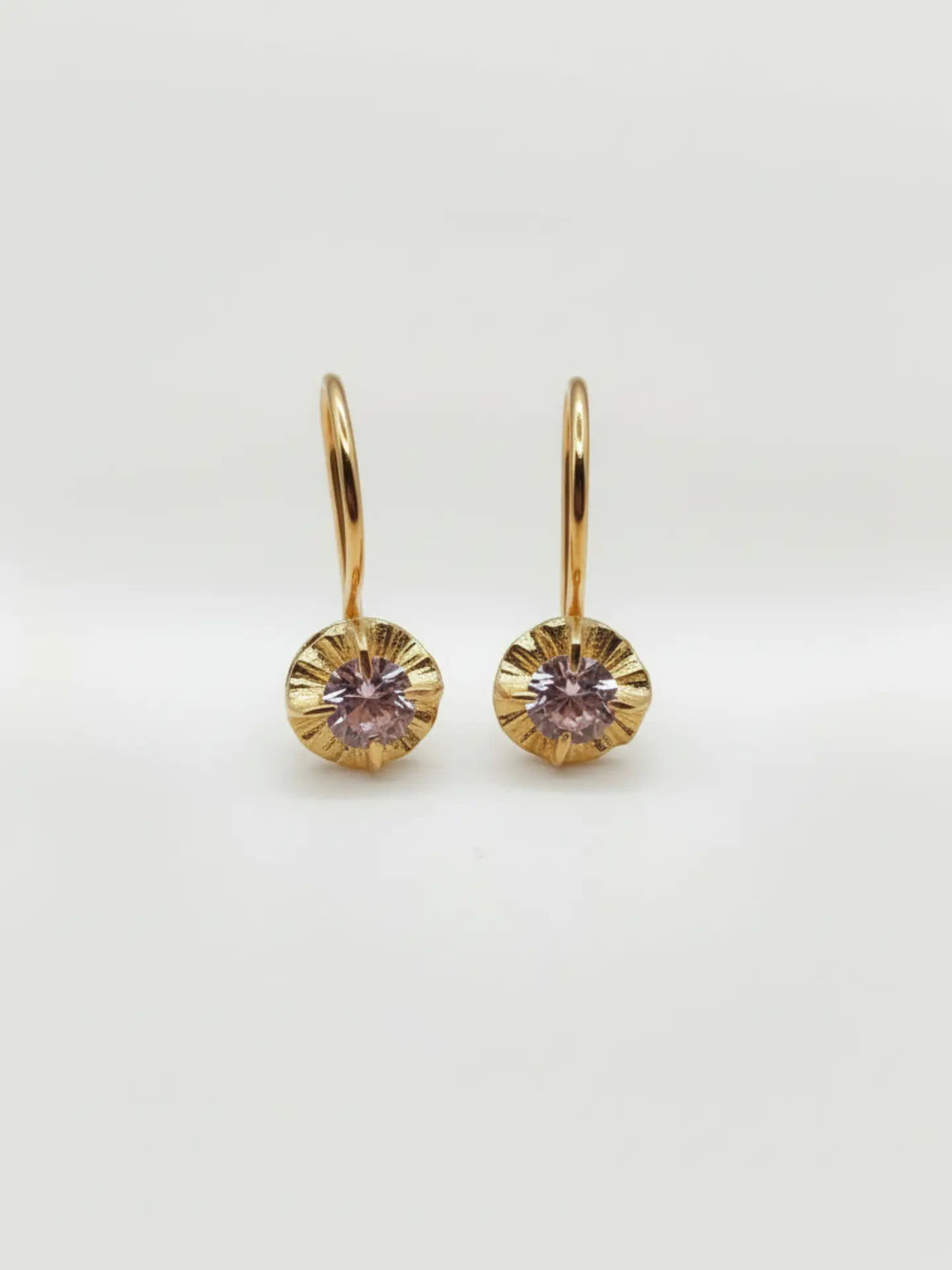 Aros Chatón Rosa de Francia de Gala Oro 18k 4