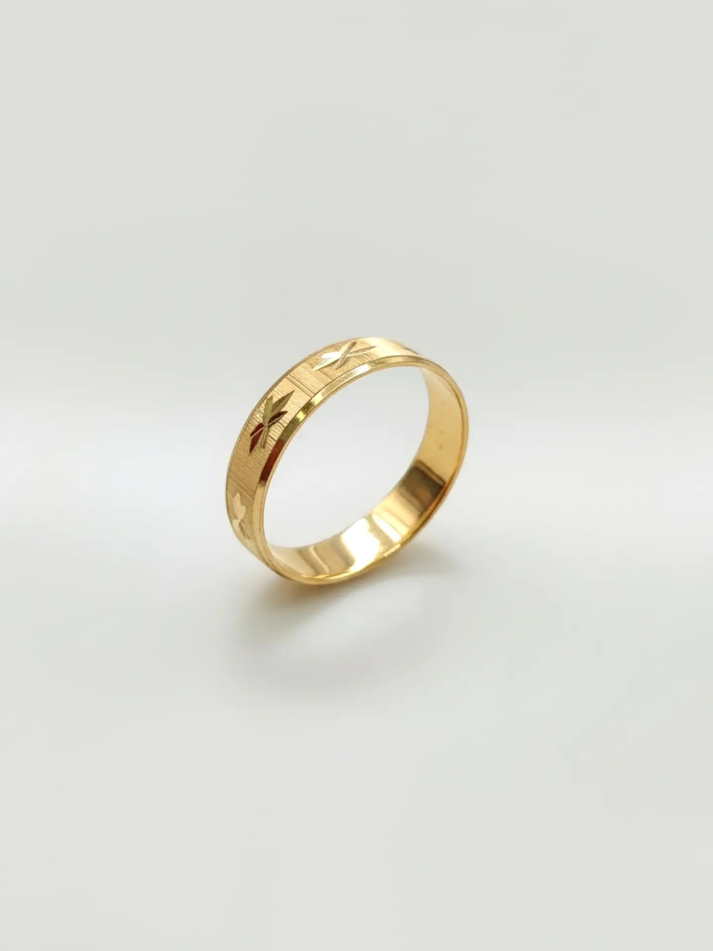 Argolla Individual Destello de Estrella Oro 18k 1