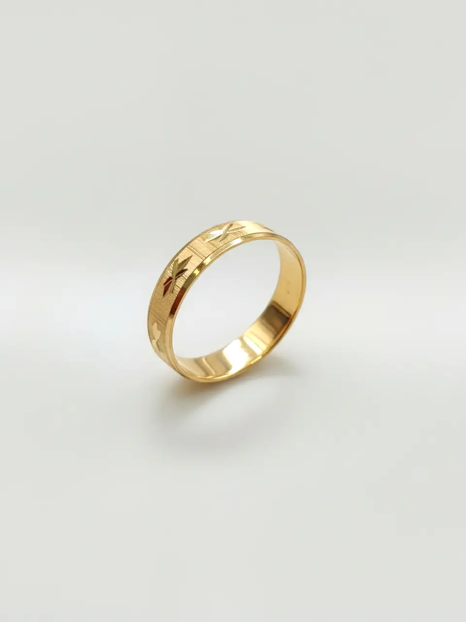 Argolla Individual Destello de Estrella Oro 18k 1