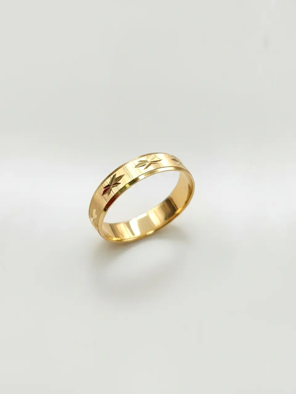 Argolla Individual Destello de Estrella Oro 18k 3