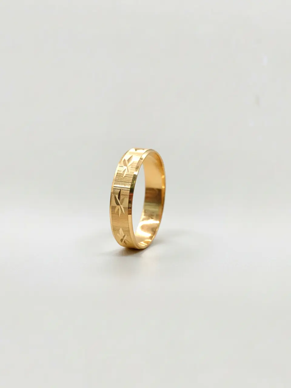 Argolla Individual Destello de Estrella Oro 18k 4