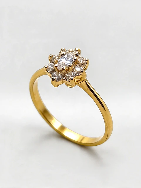 Anillo Lady Gala de Circones Oro 18k