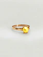 Anillo Pistilo Perla Cultivada Natural Mediano Oro 18k - Miniatura 3