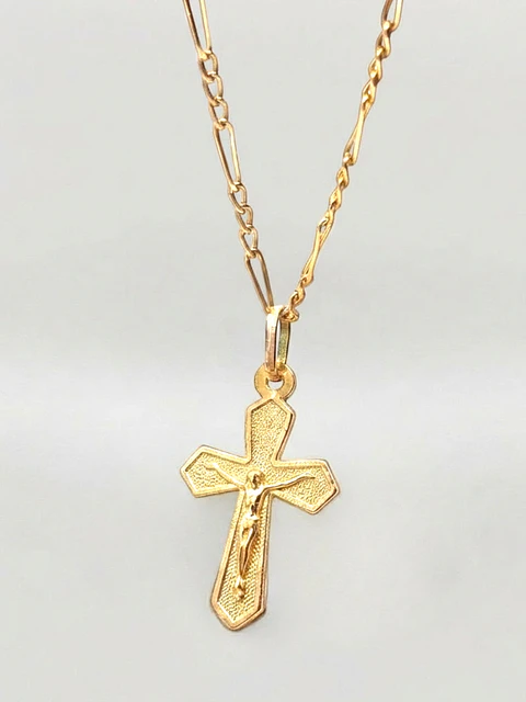 Cadena Cartier Devoción con Cristo Oro 18k