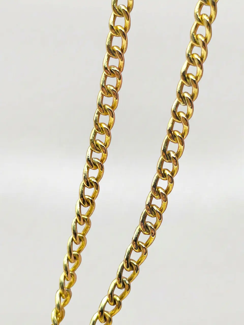 Cadena Grumete Corazón Imperial Oro 18k 5