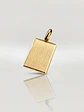 Colgante Placa Satín de Diseño Oro 18k - Miniatura 1
