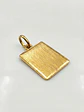 Colgante Placa Satín de Diseño Oro 18k - Miniatura 4
