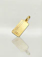 Colgante Placa Vanguardia Rectangular Oro 18k - Miniatura 3