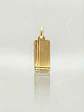Colgante Placa Vanguardia Rectangular Oro 18k - Miniatura 4