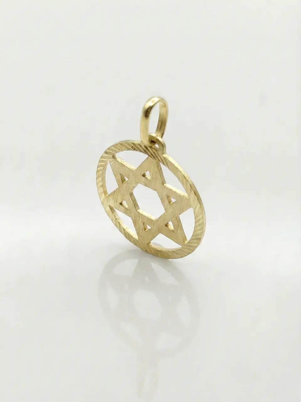 Colgante Estrella de David Sagrada Oro 18k 3