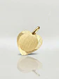 Colgante Corazón Satín de Diseño Oro 18k - Miniatura 1