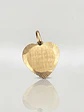 Colgante Corazón Satín de Diseño Oro 18k - Miniatura 2