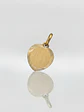 Colgante Disco Corazón Satín Oro 18k - Miniatura 4