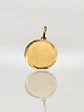 Colgante Disco Satín Majestuoso Oro 18k - Miniatura 1