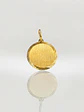Colgante Disco Satín Majestuoso Oro 18k - Miniatura 3