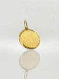 Colgante Disco Satín Majestuoso Oro 18k - Miniatura 4