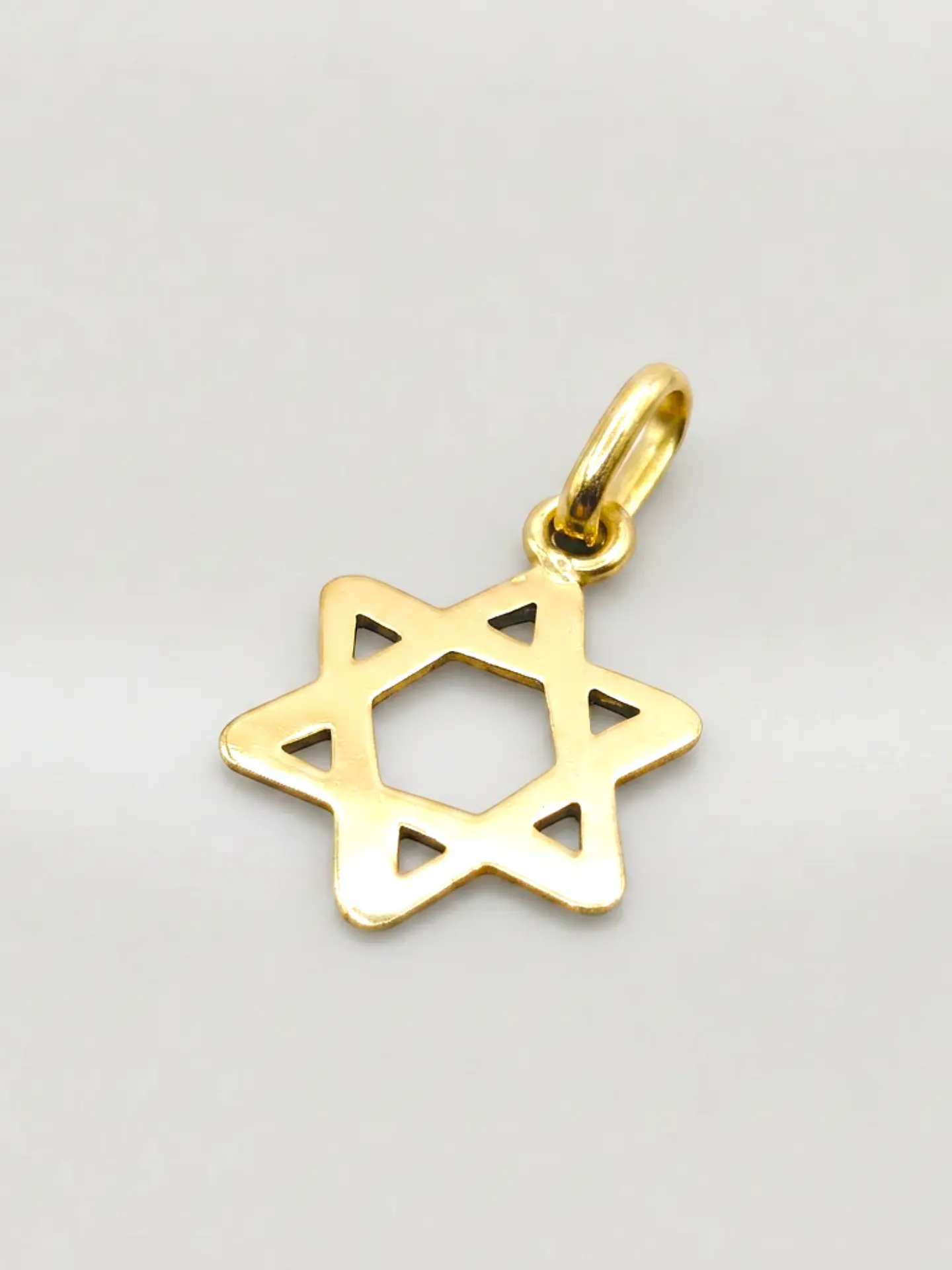 Colgante Estrella de David de Gala Oro 18k 4