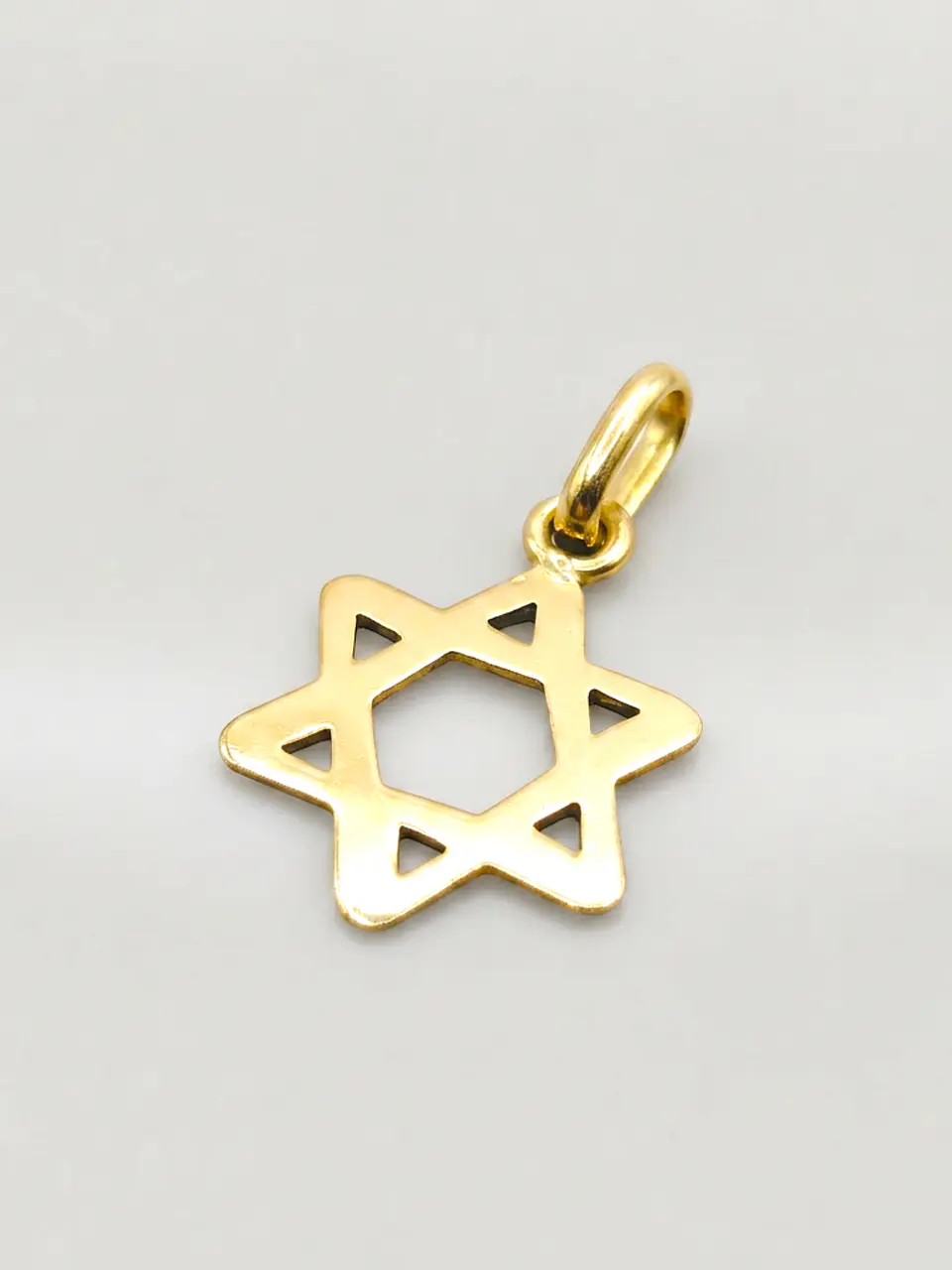 Colgante Estrella de David de Gala Oro 18k 4