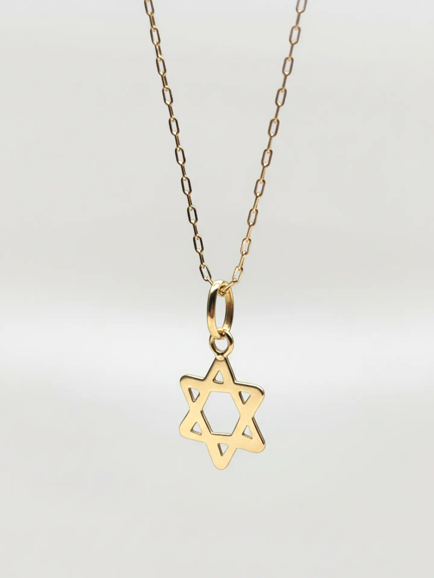 Cadena Estrella de David Sagrada Oro 18k 2
