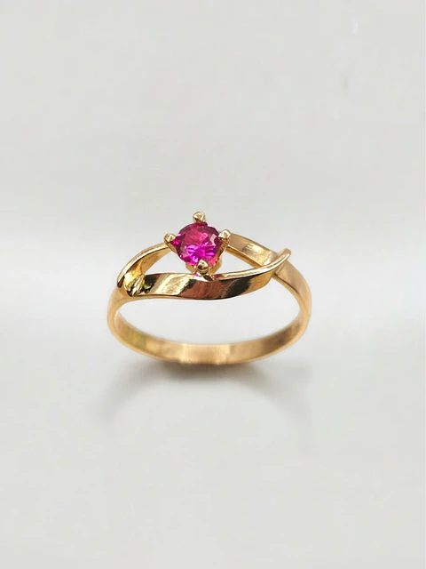 Anillo Fulgor Pasión de Rubí Oro 18k