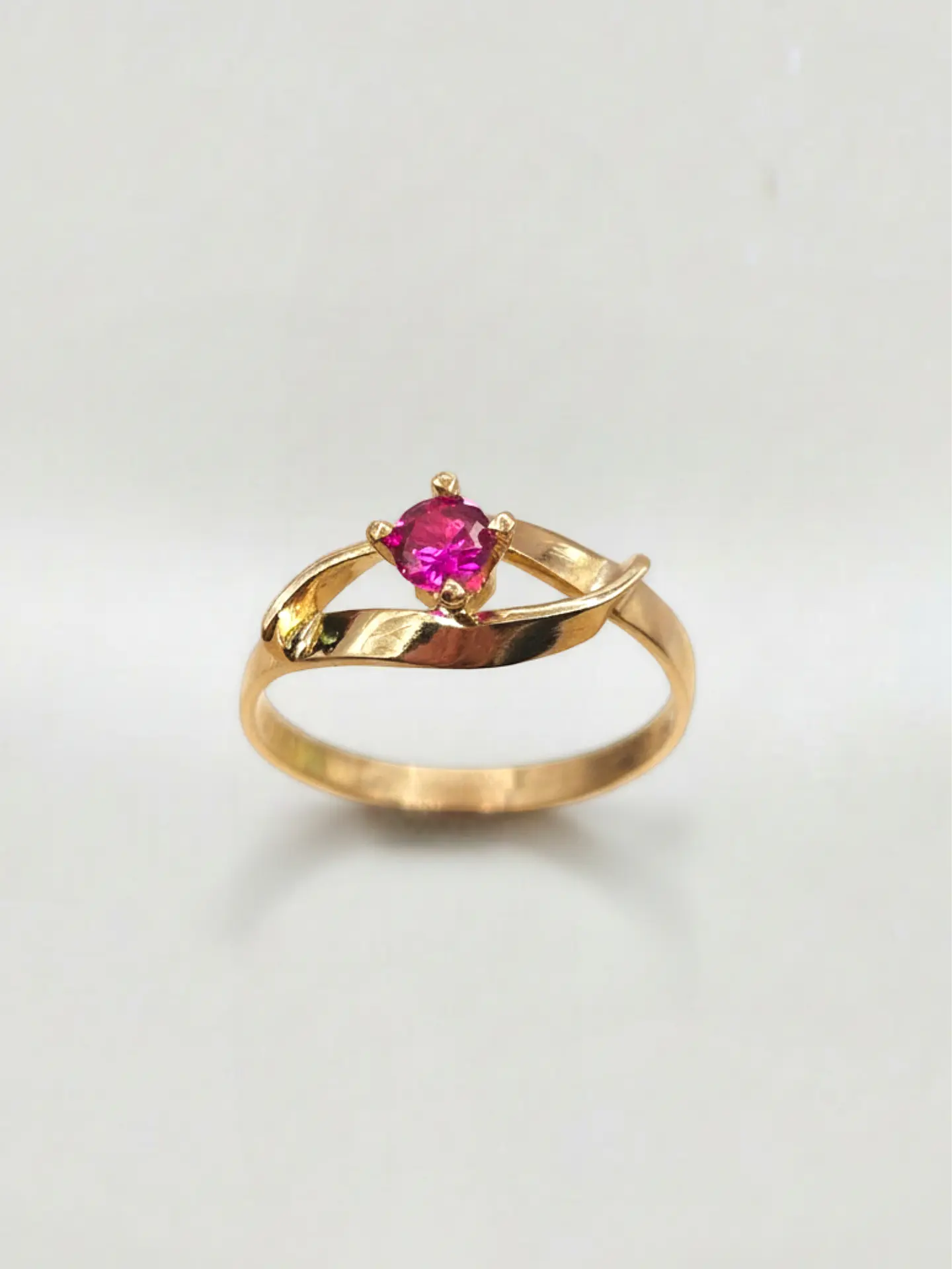 Anillo Fulgor Pasión de Rubí Oro 18k 1