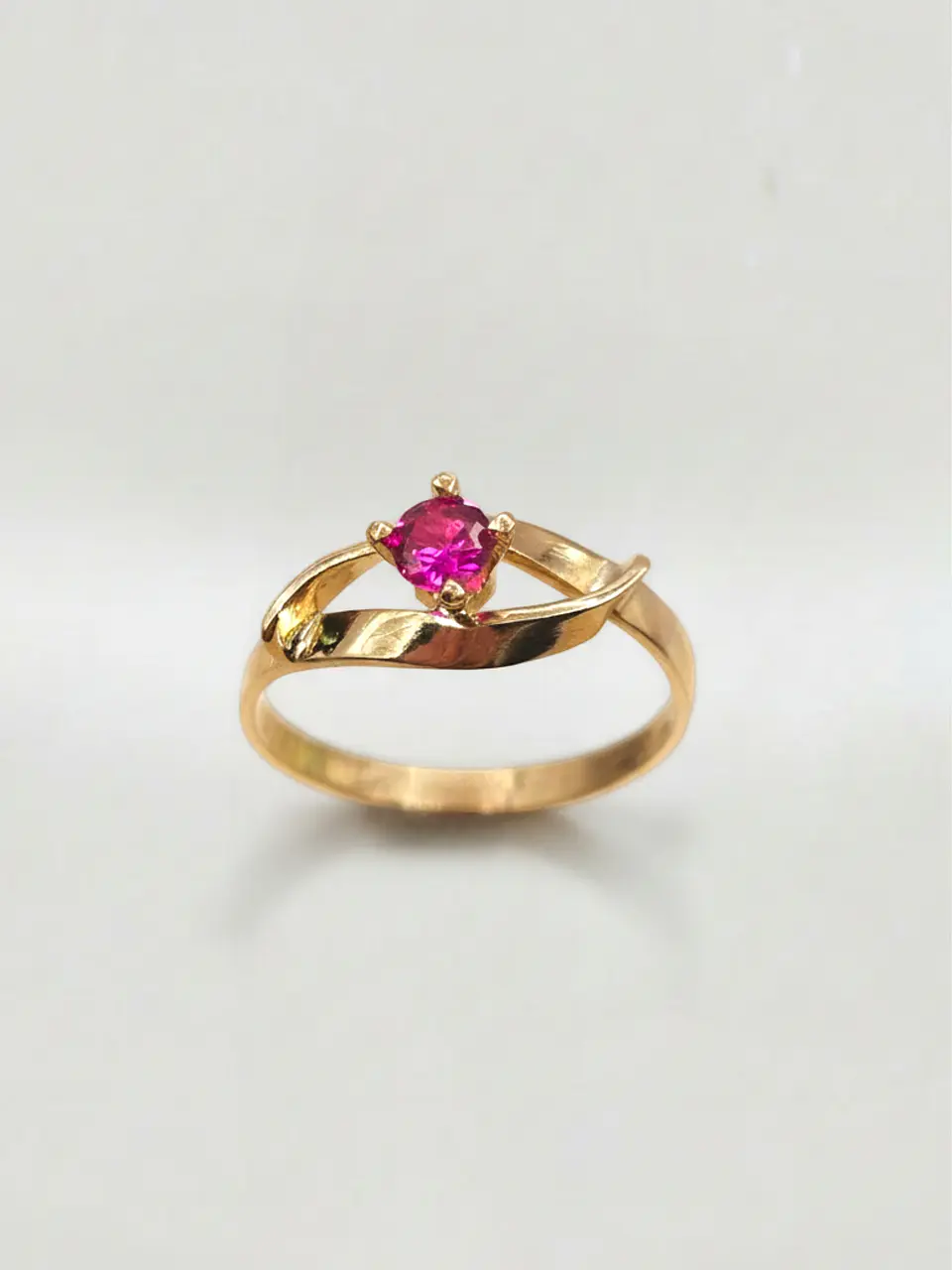 Anillo Fulgor Pasión de Rubí Oro 18k 1