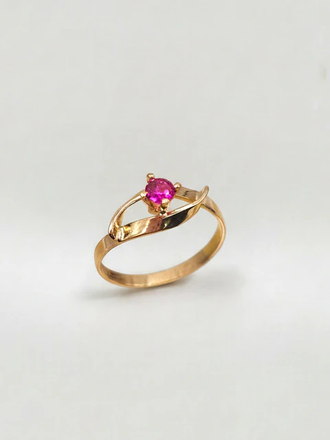 Anillo Fulgor Pasión de Rubí Oro 18k