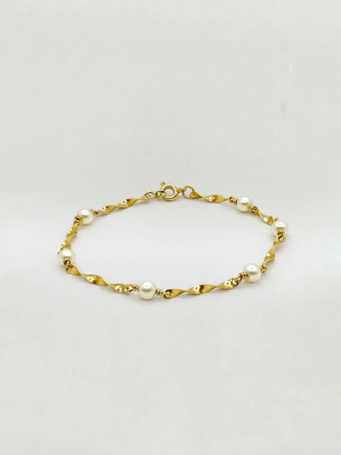 Pulsera Cascada de Perlas Cultivadas Oro 18k 2