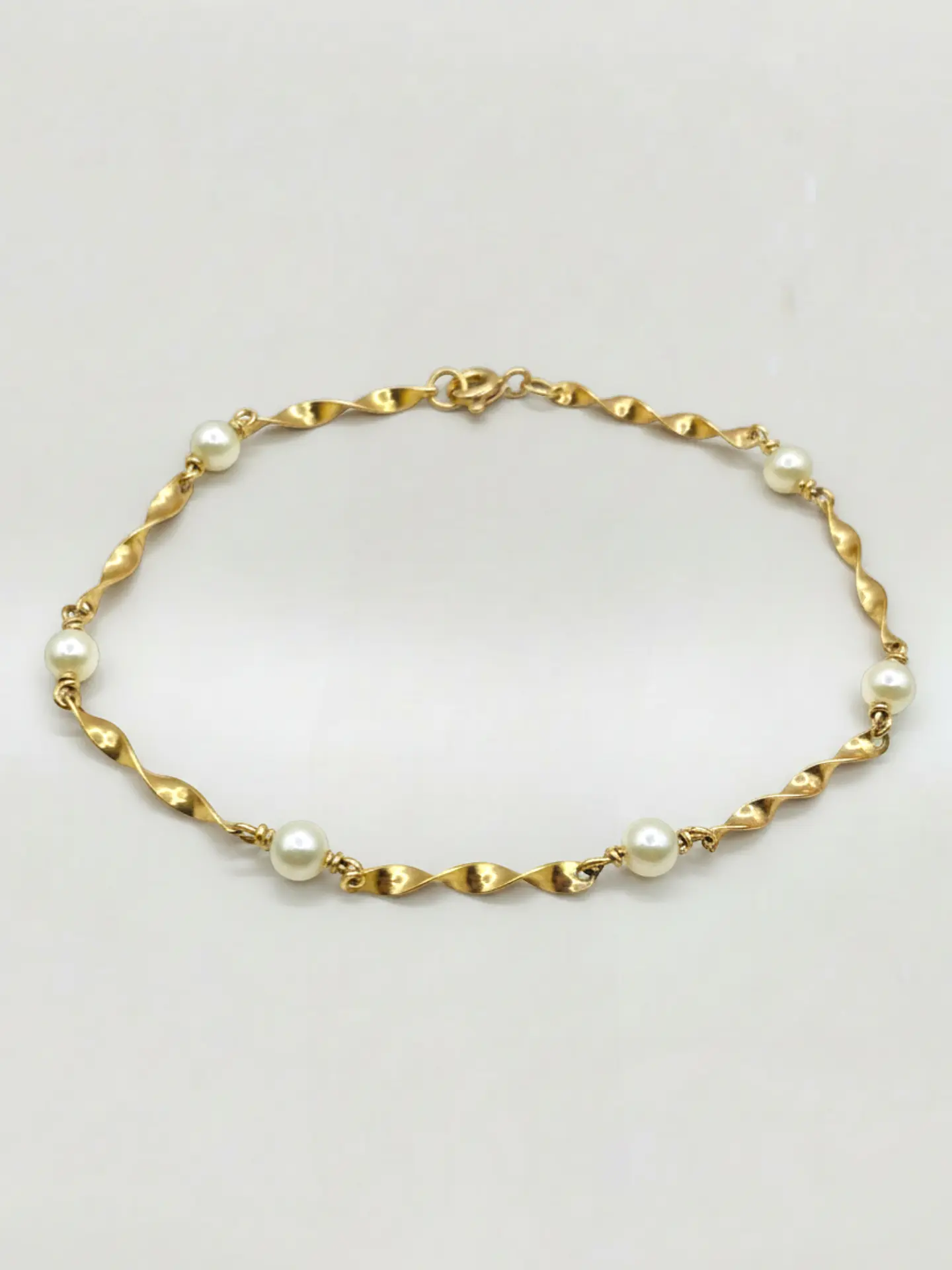 Pulsera Cascada de Perlas Cultivadas Oro 18k 4