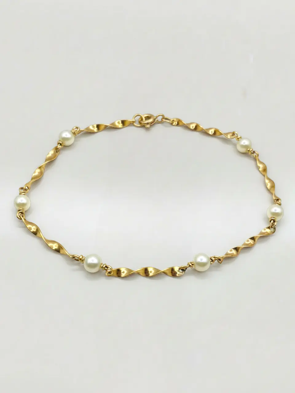 Pulsera Cascada de Perlas Cultivadas Oro 18k 4