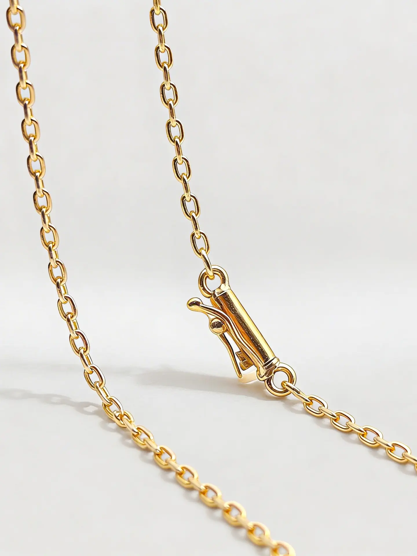 Cadena Limada Distinción Larga Oro 18k 1