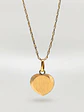Cadena Corazón Satín Delicado Oro 18k - Miniatura 4