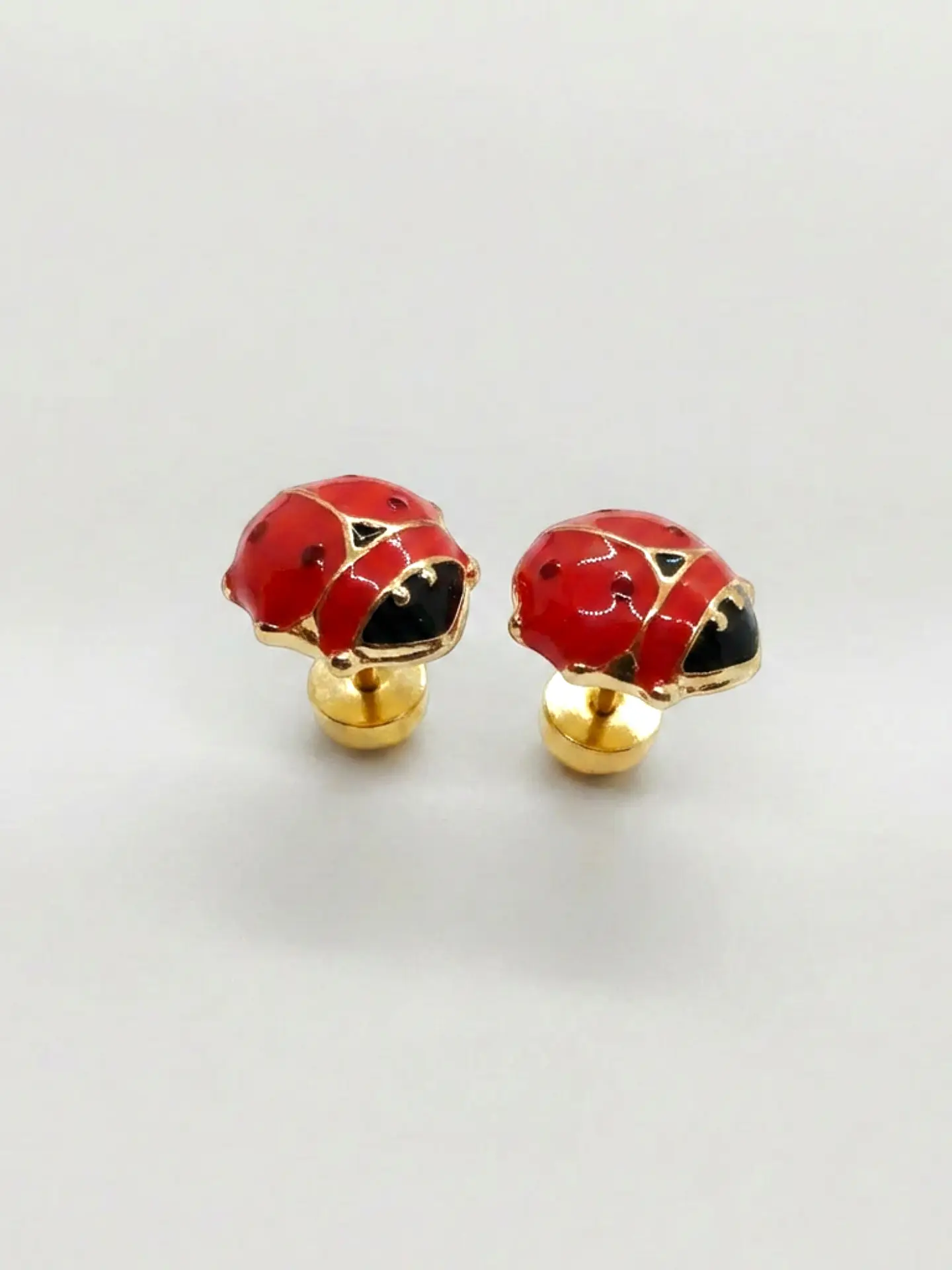 Aros Chinita Suerte Eterna Grande Oro 14k 3