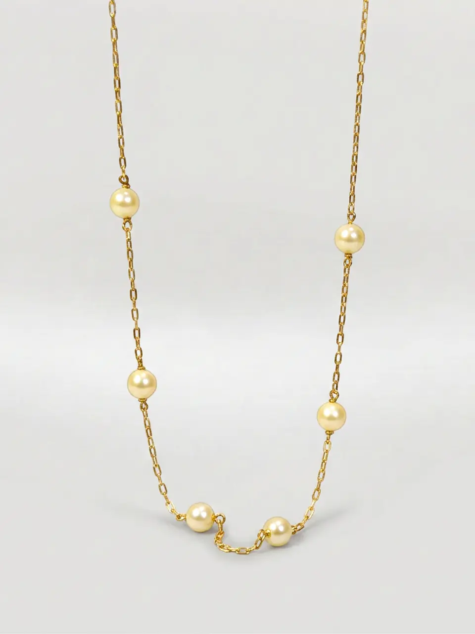 Cadena Perlas Cultivadas de Mar Oro 18k 2